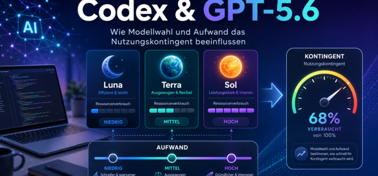 Codex mit GPT-5.6: Welches Modell und welcher Aufwand verbrauchen wie viel Kontingent?