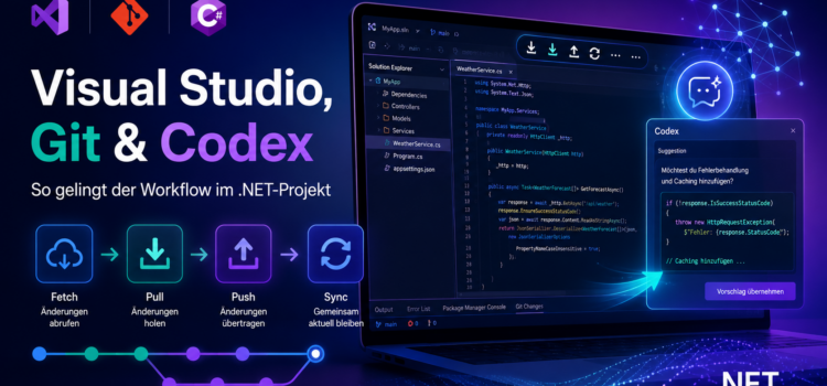 Visual Studio, Git und Codex gemeinsam nutzen: So funktioniert der Workflow