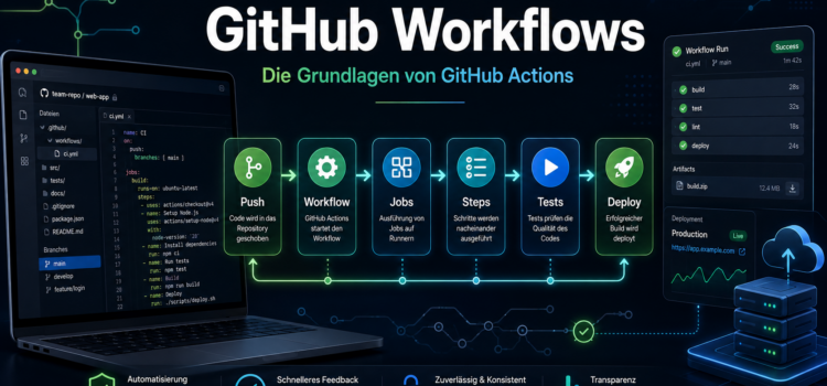 GitHub Workflows einfach erklärt: Die Grundlagen von GitHub Actions
